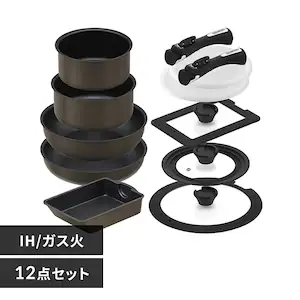ダイヤモンドコートパン12点セット マルチエッグパン入り