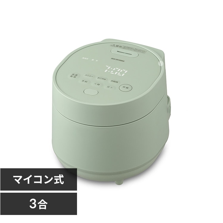 Amazon | アイリスオーヤマ 炊飯器 3合 一人暮らし 自動調理