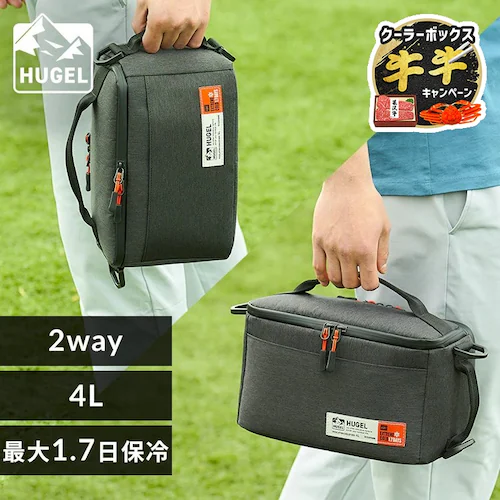 HUGEL 2way�G�A���Q���\�t�g�N�[���[�{�b�N�X 4L AGSC-4C2 �`���R�[���O���[_0