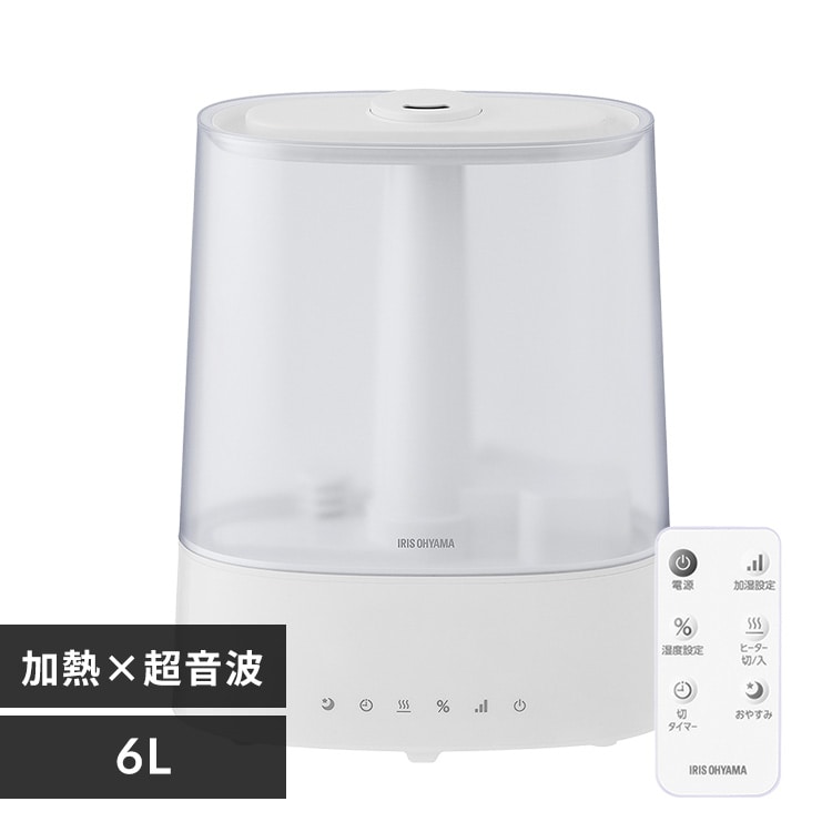 上給水超音波ハイブリッド加湿器 KHM-HUT551-W ホワイト［B］ 112901