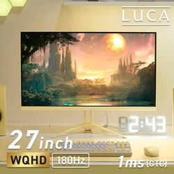 �Q�[�~���O���j�^�[ 27�C���` LUCA DG-AW2718S-Y �C�G���[
