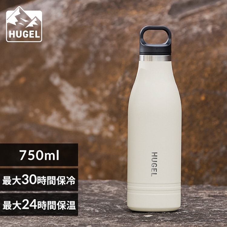 真空断熱マグボトル 最大30時間保冷/24時間保温 750ml HUGEL HSB-750