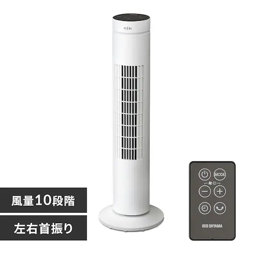 タワーファン DCモーター ATF-CD83-W ホワイト_0