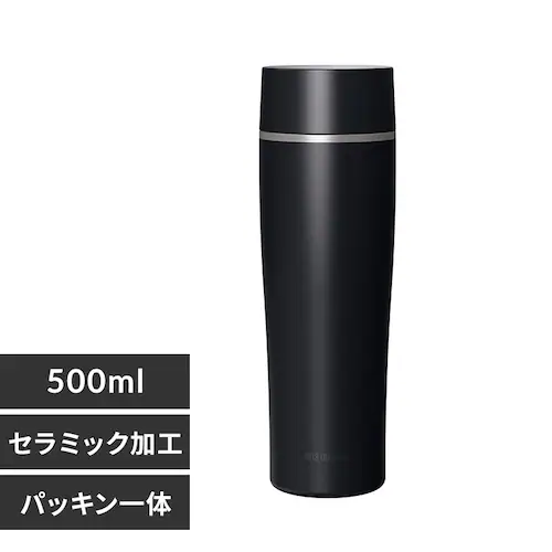 ���ݕ��̖����ς��ɂ����� �Z���~�b�N�R�[�e�B���O�}�O�{�g�� 500ml CMSS-500 �u���b�N_0