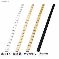 【4本セット】ラック支柱 DTR-1800 ホワイト 6×180cm