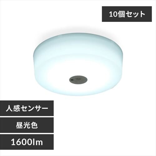 �y10�Z�b�g�z�V�[�����O���C�g LED ���^ ���^���T�[�L�b�g�V���[�Y 1600lm �l���Z���T�[�t�� �����F ���� �L�� �L�b�`�� ���ʏ� �N���[�[�b�g �Ɩ� SCL16DMS-MCHL_0