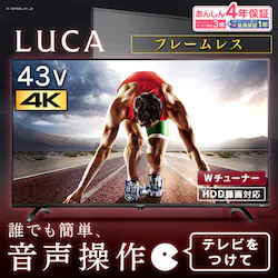 y4K`[i[Zbgz 4KΉter LUCA x[Xf 43C` ubN LT-43B628VC