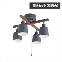 �y�d���Z�b�g�z 4���V�[�����O���C�g �N���X�^�C�v �v���X�C�b�`�� E26 CE4LA-20C-UH �E�b�h/�O���[ (�����F)