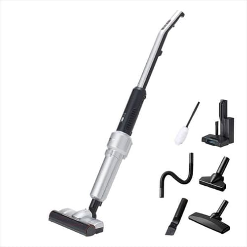  高機能スティッククリーナー リニューアルモップスタンド付 シルバー IC-SLDCP12 アタッチメントセット