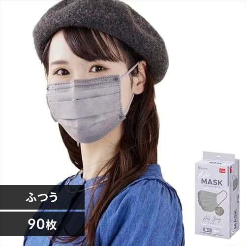 新品】アイリスオーヤマ・美フィットマスク・アッシュグレー30枚