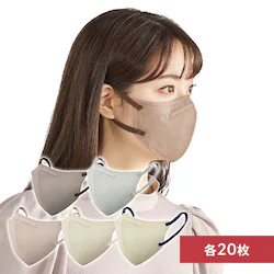 �y100���z DAILY FIT MASK �J���[�}�X�N �ӂ��T�C�Y 5�F�Z�b�g �e�F20��