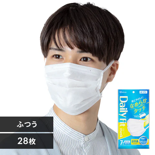 �y28���z�f�C���[�t�B�b�g�}�X�N  DAILY FIT MASK �}�X�N �v���[�c�^�C�v �Ȃ߂炩�^�b�` �ӂ��T�C�Y 7�����~4_0
