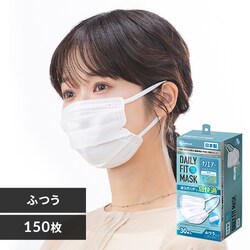 �y150���z  DAILY FIT MASK (���S��6mm) �}�X�N �ӂ��T�C�Y �i�m�G�A�[�t�B���^�[�v���X 30�����~5