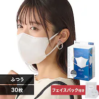 �_30�E60���Z�b�g���t�F�C�X�p�b�N�t���I�^�y30���z FASHIONABLE MASK ���� �ӂ��T�C�Y �z���C�g