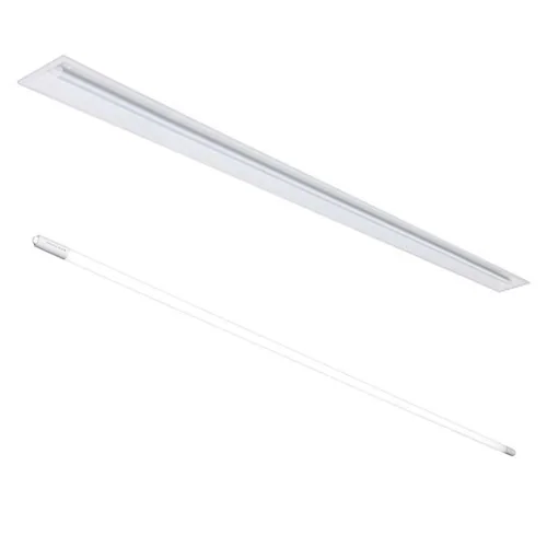 【工事必要】直管用専用器具 トラフ型110形1灯用 片側給電 ランプ1本セット_0