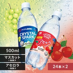 <<�g�ݍ��킹���I�ׂ鋭�Y�_��>>CRYSTAL SPARK 500ml�~48�{ �V���C���}�X�J�b�g�~�A�Z����