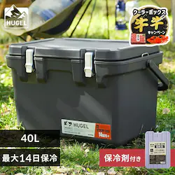 �y���ቷ�ۗ�ܕt���zHUGEL �^��f�M�N�[���[�{�b�N�X 40L VITC-40R �`���R�[���O���[ ���ቷ�ۗ�ܕt��