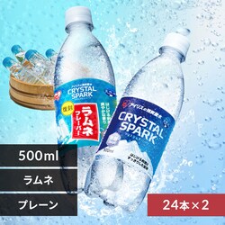 <<�g�ݍ��킹���I�ׂ鋭�Y�_��>>CRYSTAL SPARK  500ml�~48�{ �����l�t���[�o�[�~�v���[��