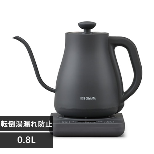 ケトル 0.8L 湯漏れ防止ドリップケトル 温調タイプ IKE-C800T-H ケトル 0.8L 湯漏れ防止ドリップケトル 温調タイプ IKE-C800T-H