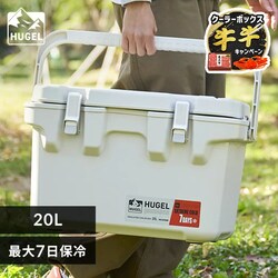 HUGEL �^��f�M�N�[���[�{�b�N�X 20L VITC-20R �z���C�g�A�b�V��