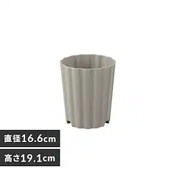 ウェーブポット6号 WP-6 グレー