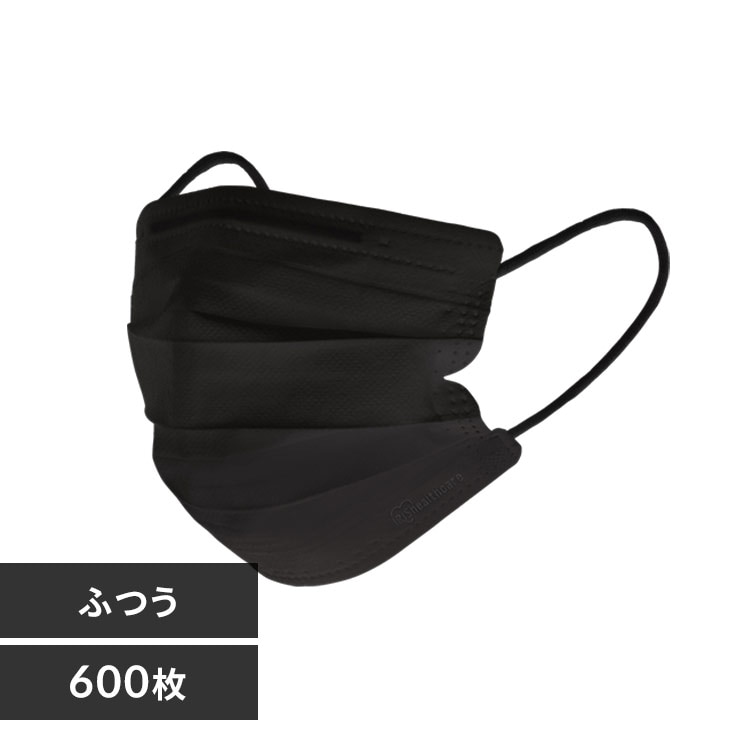 �y�A�E�g���b�g�i�z�v���[�c�}�X�N �ӂ��T�C�Y 600�� �u���b�N �}�X�N �v���[�c