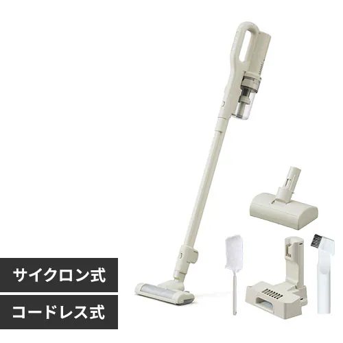 MagiCaleena 掃除機 コードレス サイクロン マルチパワーヘッド付き 