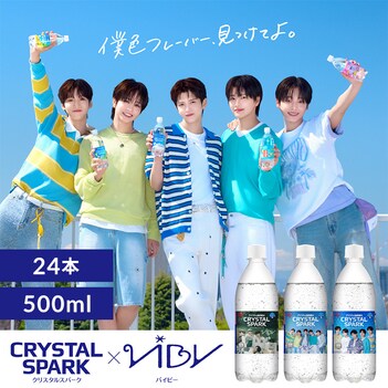 VIBY�R���{ CRYSTAL SPARK�y500ml�~24�{�z ���i�摜