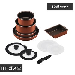 �y�󂠂�z�_�C�������h�R�[�g�p�� IH 10�_�Z�b�g PDCI-T10S ���^���b�N�o�[�~���I��