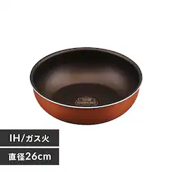�t���C�p�� �u�߂Ȃ� 26cm IH/�K�X�ΑΉ� �_�C�������h�R�[�g�p�� PDCI-T26W ���^���b�N�o�[�~���I��