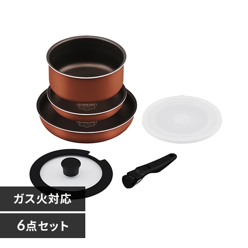 フライパン 6点セット フライパンセット 6点 ih IH〜ガス火対応
