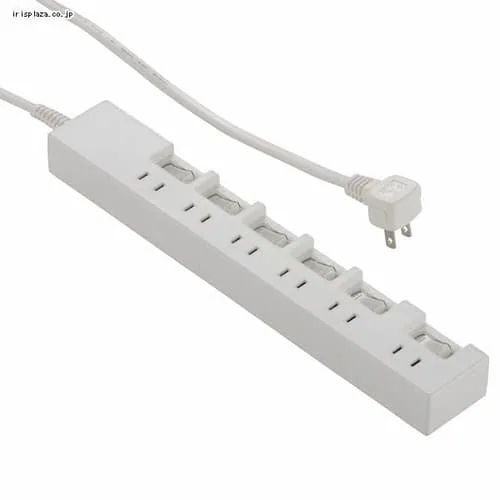 電源タップ 6口1.5M HS-T1392W_0
