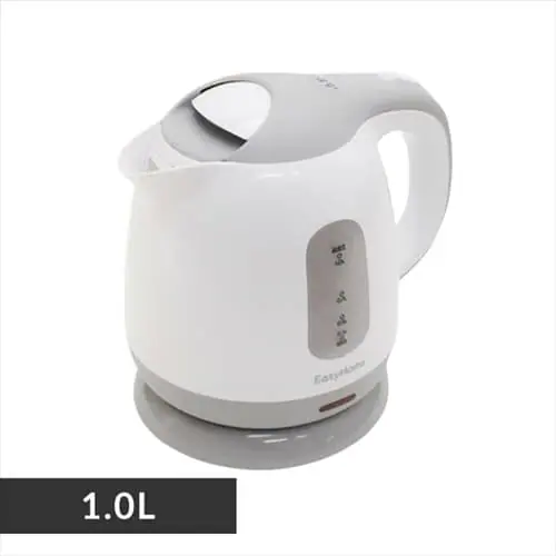 電気ケトル 1.0L コンパクト KTK-300 グレー _0