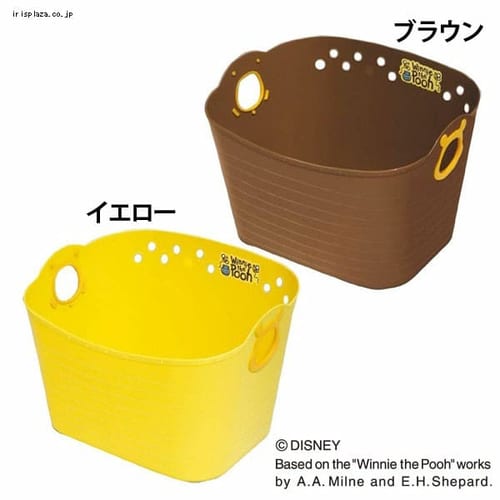 ピップ 錦化成 くまのプーさん やわらかバケツ Sq43 イエロー ブラウン プラザセレクト f アイリスプラザ アイリスオーヤマ公式通販サイト