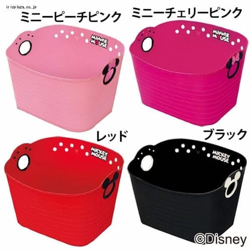 ピップ 錦化成 ミッキーマウス やわらかバケツ Sq43 レッド ブラック ミニーピーチピンク ミニーチェリーピンク プラザセレクト f アイリスプラザ アイリスオーヤマ公式通販サイト