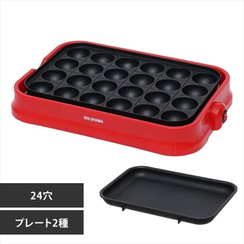 着脱式セラミックたこ焼き器 PTY-C24 グレー 7093011 │アイリスプラザ│アイリスオーヤマ公式通販サイト