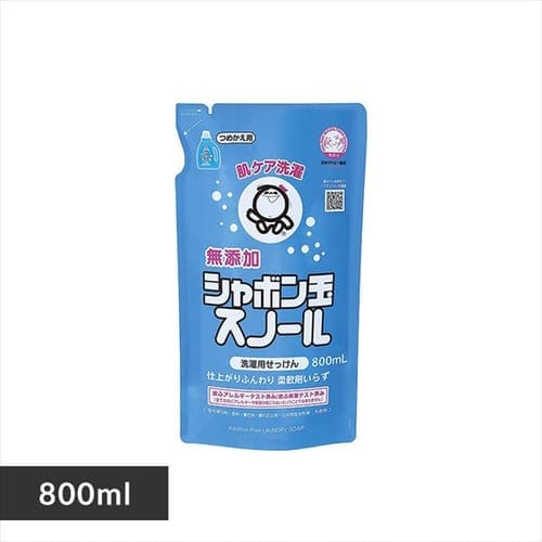 ＜アイリスプラザ＞ シャボン玉スノール つめかえ用 800ml【プラザマーケット】