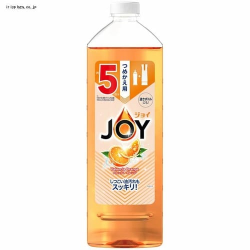  【予約】ジョイ コンパクト 食器用洗剤 バレンシアオレンジの香り 詰め替え 特大 770ml 【プラザセレクト】【プラザマーケット】※7営業日以内発送予定