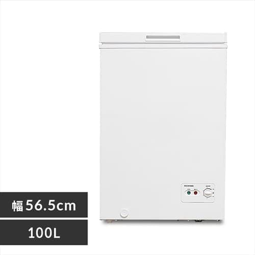 ＜アイリスプラザ＞ 冷凍庫 100L PF-A100TD-W画像