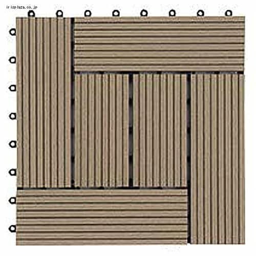 ジョイントタイル十文字溝付 ベージュ_0