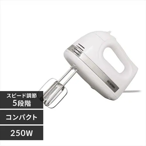 IRIS OHYAMA（アイリスオーヤマ） ハンドミキサー 安い 小型 電動 アイリス 泡立て器 ブレンダー 離乳食 ミキサー ハンディ ホイッパー  ハンドブレンダー PMK-H01-W 新生活 : メガストア Yahoo!店 - 通販 - Yahoo!ショッピング 【中古】「非常に良い」アイリスオーヤマ ハンドミキサー 電源コード、ビーターが収納できるケース付き ホワイト PMK-H01-W