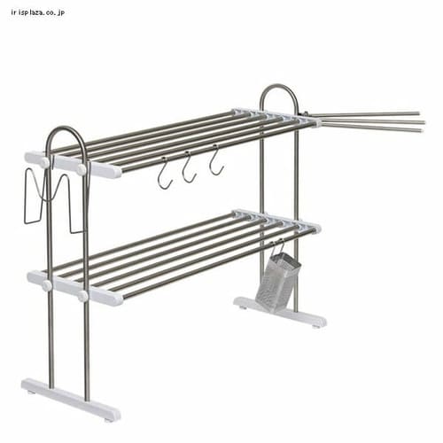 田窪工業所 つっぱり折り畳み棚2段・幅45cm TP2-45C【プラザセレクト】 7092874│アイリスプラザ│アイリスオーヤマ公式通販サイト