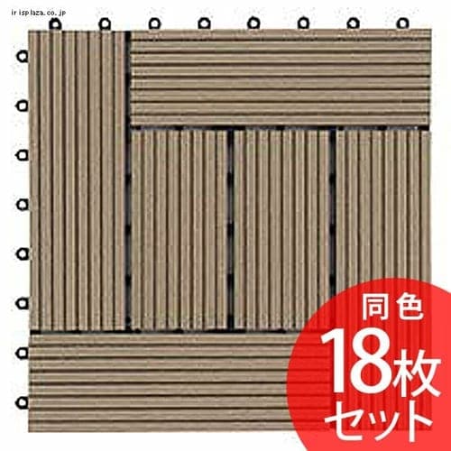 【18枚】ジョイントタイル十文字溝付 ベージュ