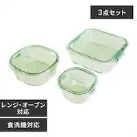 iwaki �ۑ��e�� �p�^3�_�Z�b�g PSCPRN3G1 �O���[��  