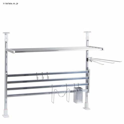  田窪工業所 つっぱり棚2段60cmお買得セット TP2-60K【プラザセレクト】