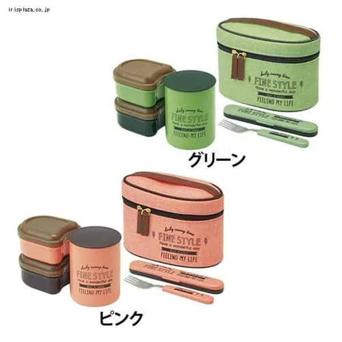 超軽量保温ジャー付ランチ ファインスタイル 560ml KCLJC6 ピンク_0