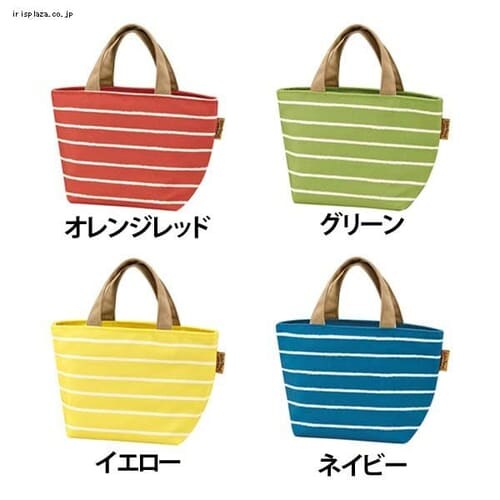 帆布ランチトートバッグ レトロフレンチ YEB5 オレンジレッド_0