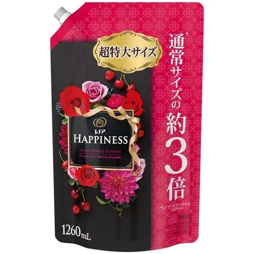 P&G レノアハピネス ローズ&ブロッサム つめかえ用超特大サイズ1260mL