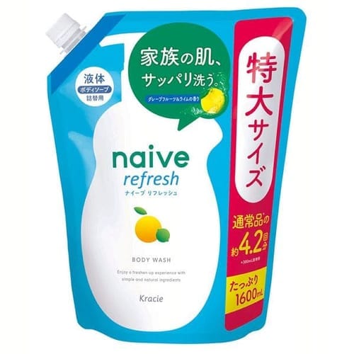 ＜アイリスプラザ＞ クラシエ ナイーブリフレッシュボディソープ詰替 1600ml