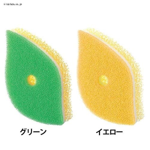 マーナ 葉っぱ型スポンジ K614Y 全2色【プラザセレクト】_0